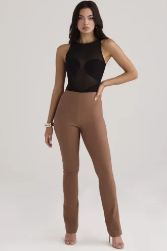 Pantalones de cintura alta Laurel Toast