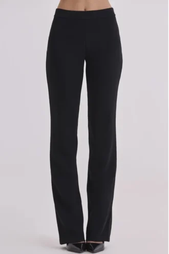 Pantalones rectos negros Chiara