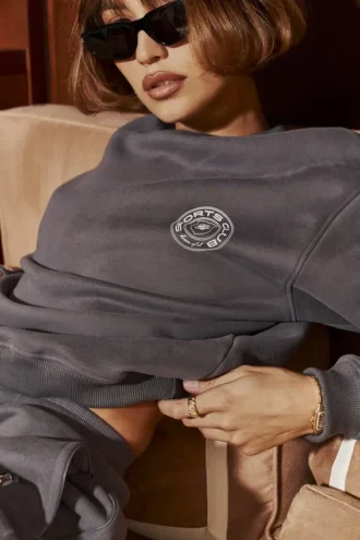 Sudadera de cuello redondo Haze Slate