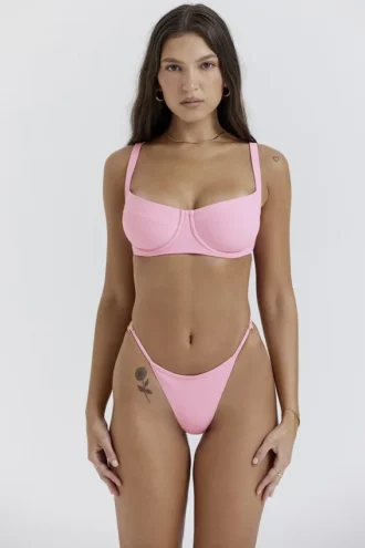 Top de bikini con aros Lourdes Blossom