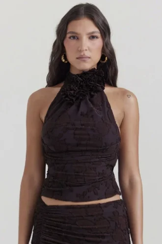 Top halter Kyra Cocoa