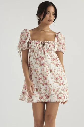 Vestido con estampado de rosas «Princess»